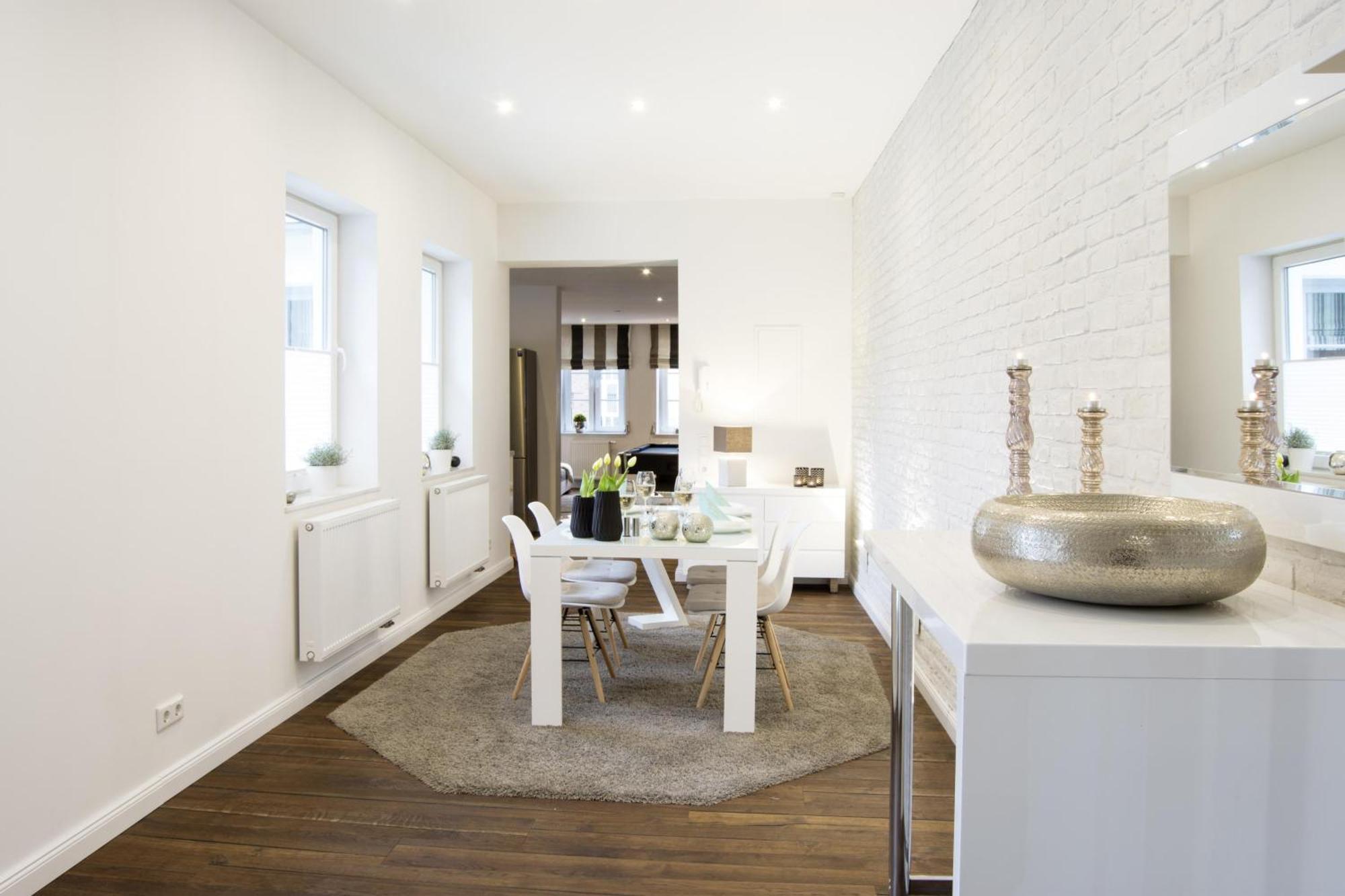 Penthouse Am Glockenturm Apartment Flensburg Ngoại thất bức ảnh